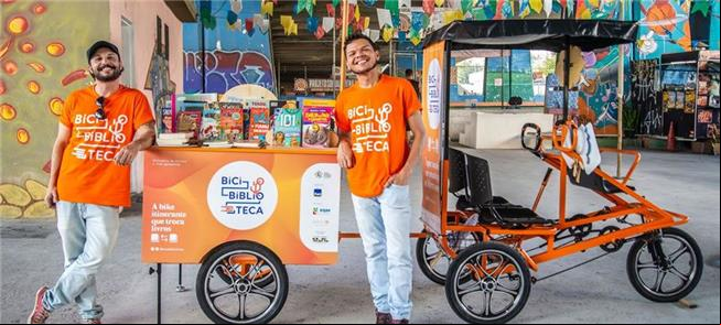 BiciBiblioteca: estímulo à leitura com a bike como