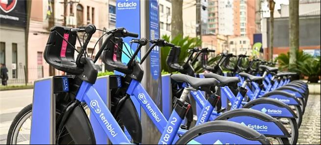 Bike Estácio Curitiba: desde 2023, 530 bicicletas