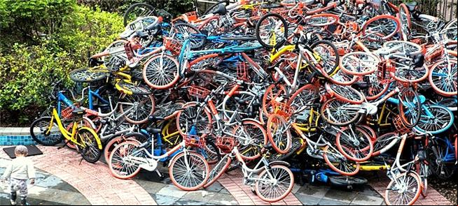 Pilhas de bicicletas e os problemas do projeto chi