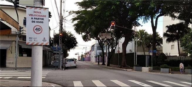 R. Chico Pontes, na Zona Norte: velocidade máxima
