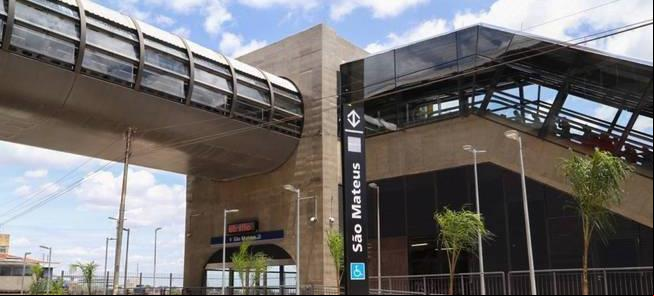 São Mateus, uma das novas estações recém-inaugurad